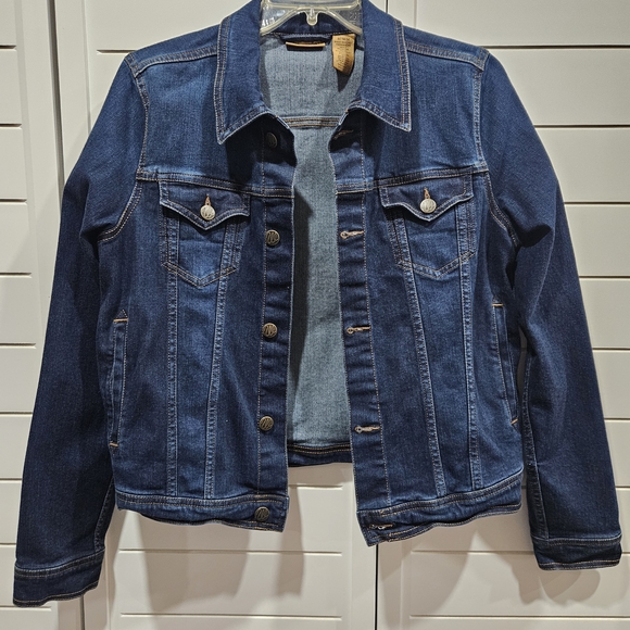 Wrangler Jackets & Blazers - Wrangler Dark Blue Jean Jacket